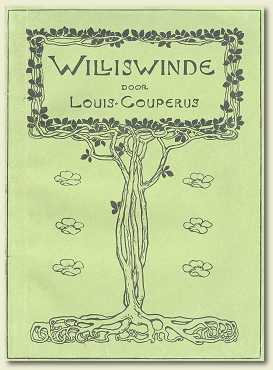 Omslag van de eerste druk van Williswinde, 1895, bandontwerp L.W.R. Wenckebach
